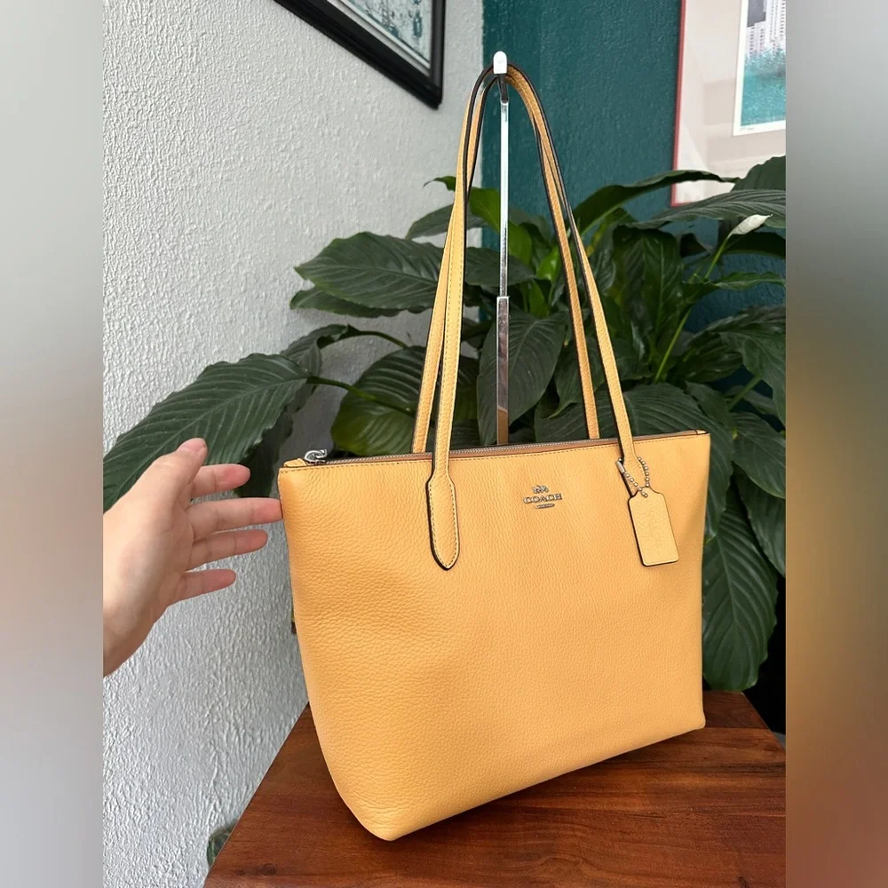 Coach Yellow Tote Bag - Picture 7 of 15